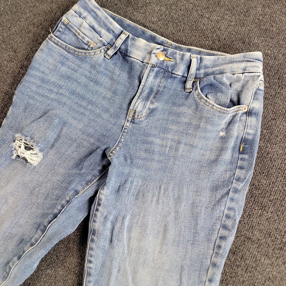 Express Skinny Mid Rise Jeans Womens 0/2/4 Medium Blue Ultra Stretch